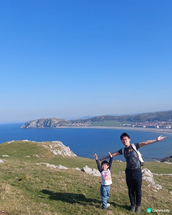 晴天閒遊北威爾斯 Llandudno