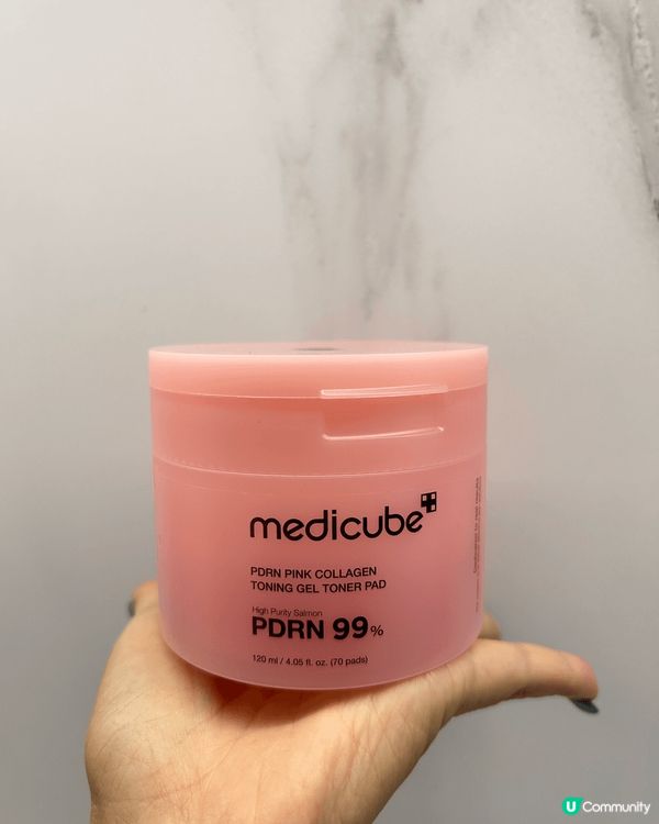 PDRN粉紅膠原凝膠爽膚棉