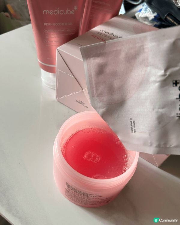 PDRN粉紅膠原凝膠爽膚棉