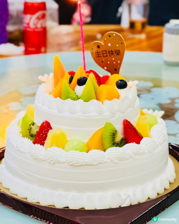 😍🎂《超抵 ·巨大兩磅雙層生日蛋糕》🎂😍