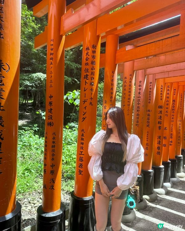 京都必去稲荷神社同清水寺☺️ 