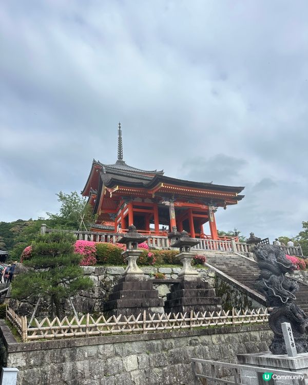 京都必去稲荷神社同清水寺☺️ 