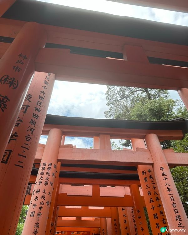 京都必去稲荷神社同清水寺☺️ 