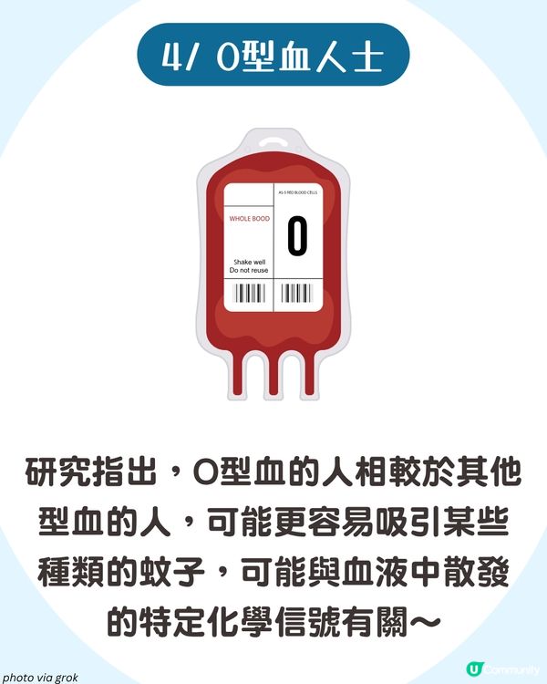夏日防蚊方法大揭秘🦟呢6類人最惹蚊 !