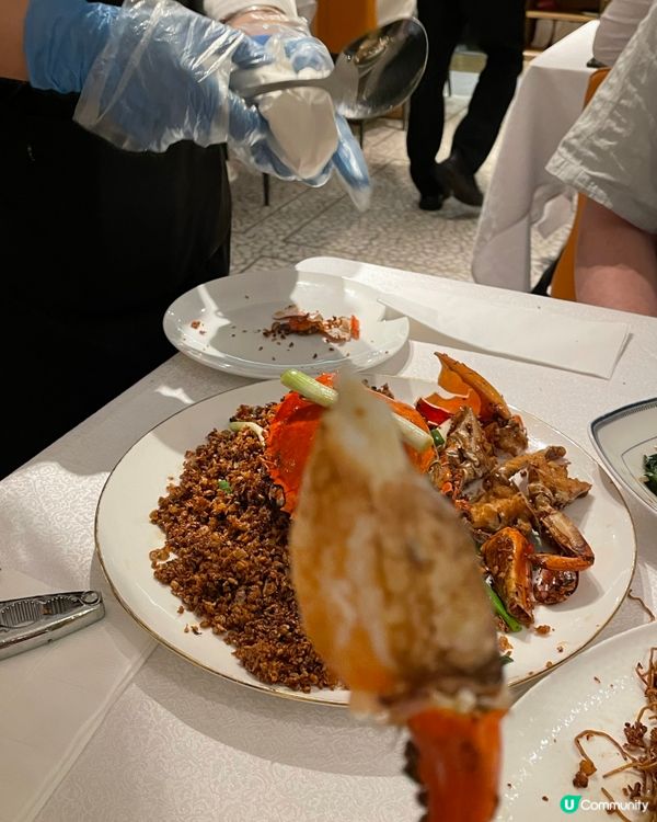 愛了愛了 . 蟹油炒麵