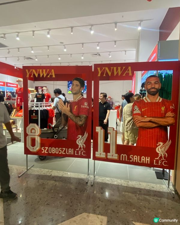 有沒有利記球迷呢❤️‍🔥利物浦足球⚽️球隊概念店進駐深圳💘