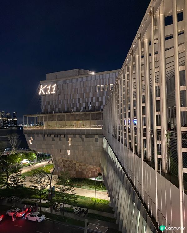 夜景🌃綠化🧩都做得不錯的🚲商場