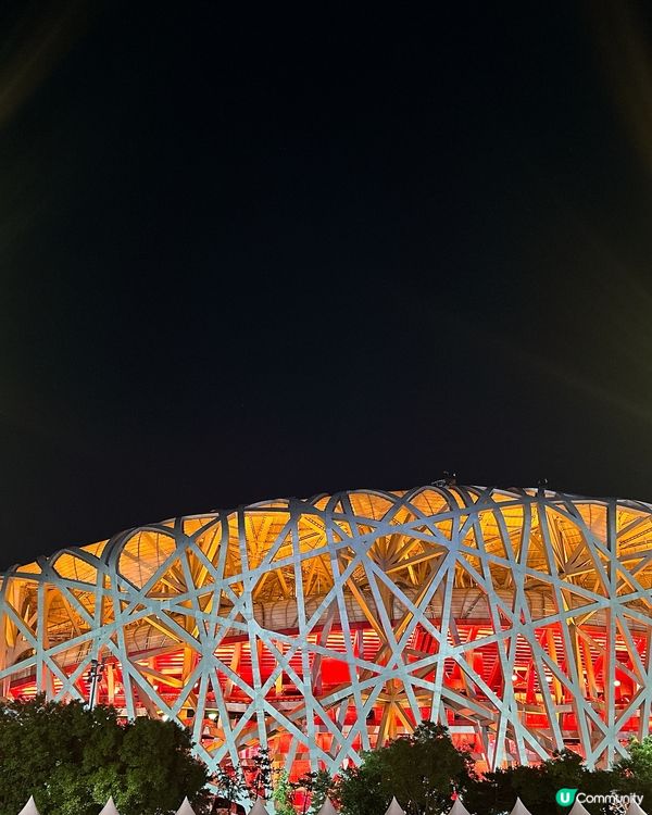 北京奧運夜景🤩打卡必去！鳥巢水立方超靚！附交通資訊😇