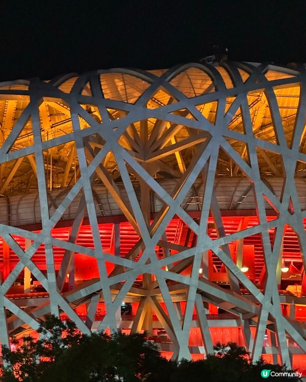 北京奧運夜景🤩打卡必去！鳥巢水立方超靚！附交通資訊😇