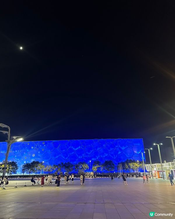 北京奧運夜景🤩打卡必去！鳥巢水立方超靚！附交通資訊😇