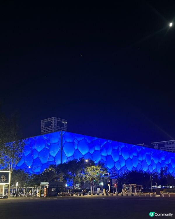 北京奧運夜景🤩打卡必去！鳥巢水立方超靚！附交通資訊😇