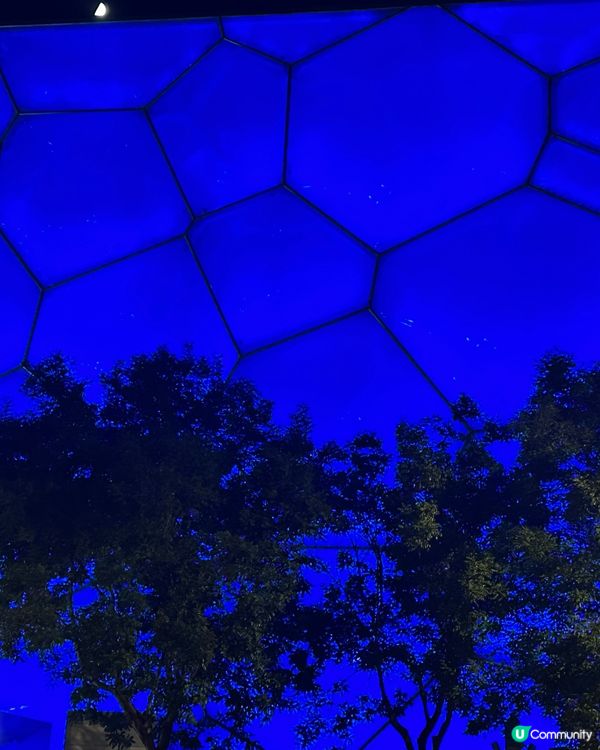 北京奧運夜景🤩打卡必去！鳥巢水立方超靚！附交通資訊😇