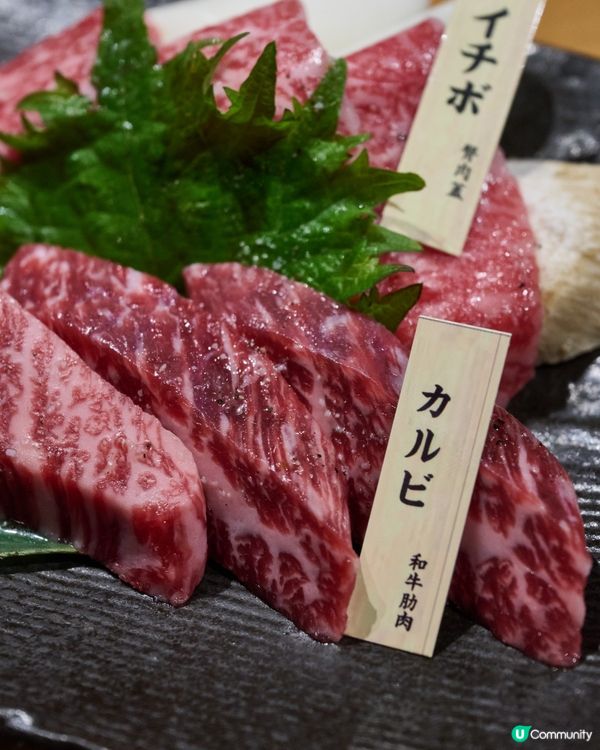 燒肉樂 . 細味 黑毛和牛稀少部位