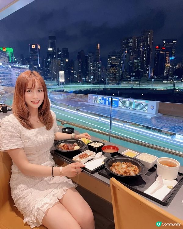 跑馬地夜馬🔥  露台歎美食睇賽事🤩