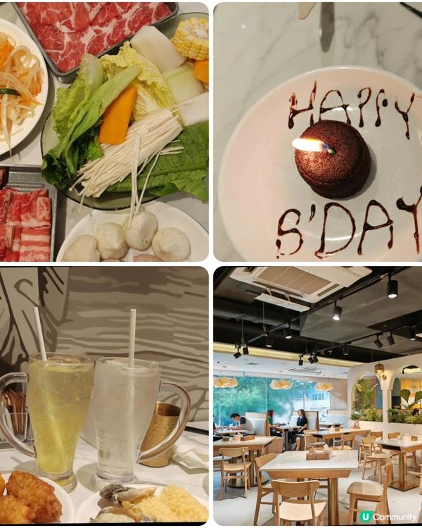 唔使100蚊就可以食泰式自助餐, 生日仲有生日蛋糕送.