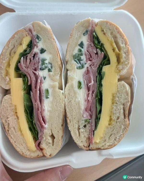 🥯韓國首爾超厚Bagel三文治🧀