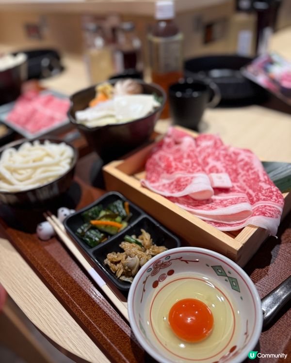 銅鑼灣黑毛和牛壽喜燒