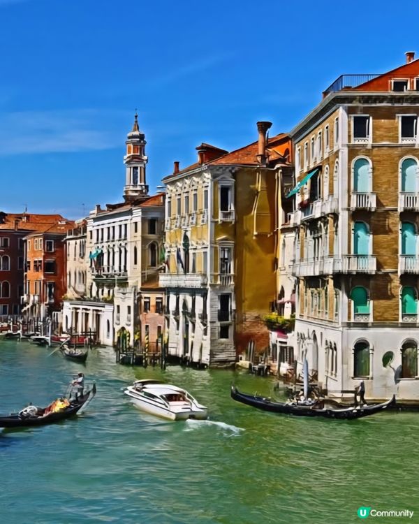 遊威尼斯大運河貢多拉船