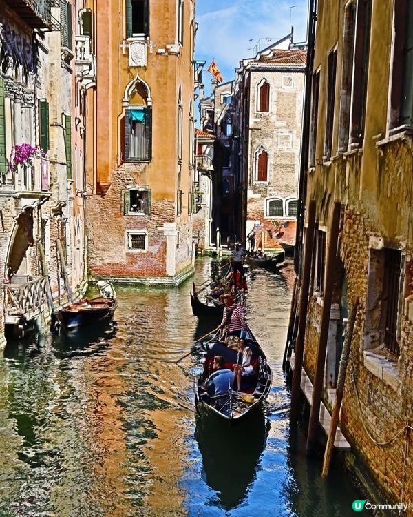 遊威尼斯大運河貢多拉船