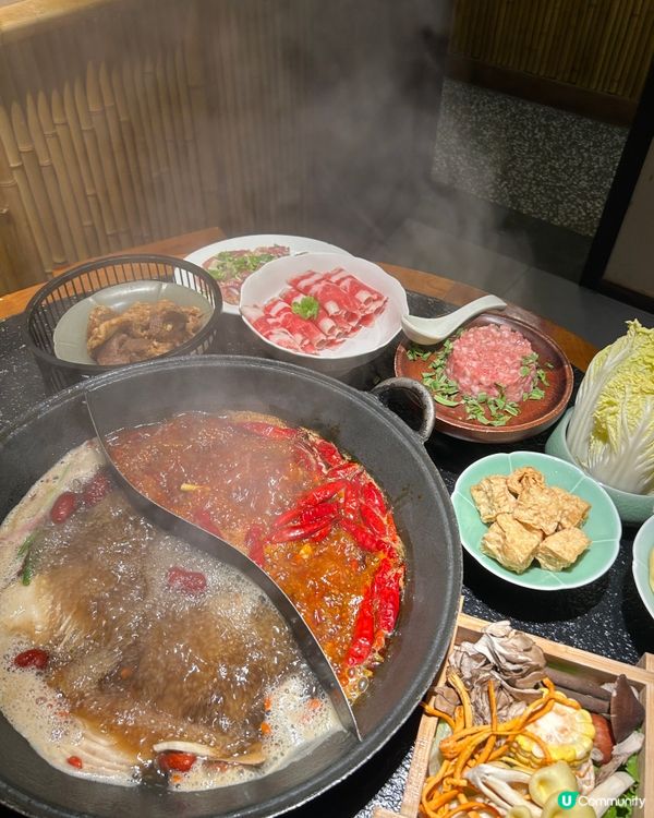 著住唐裝食深圳辣辣火鍋🍲🔥