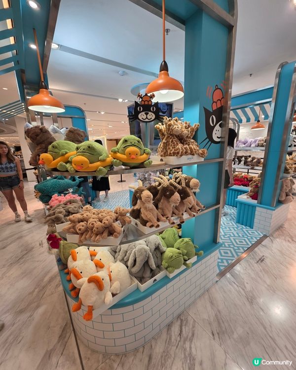 英國Jellycat☀️春夏款登陸銅鑼灣時代廣場！
