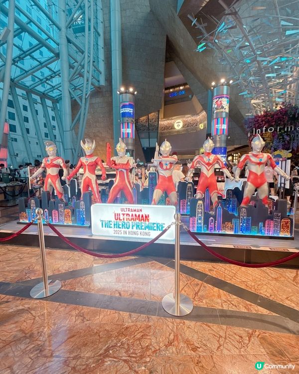 朗豪坊4樓超人降臨！🤩 超人公仔打卡📸