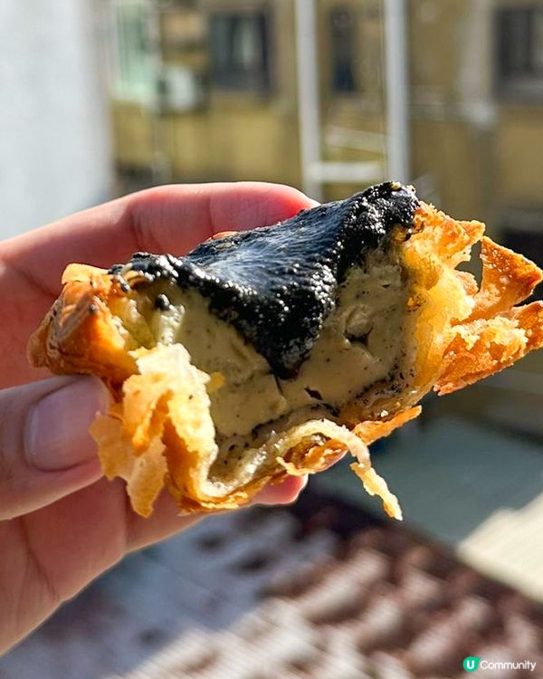 享樂烘焙新品❗️黑芝麻千層酥皮撻🤤🖤