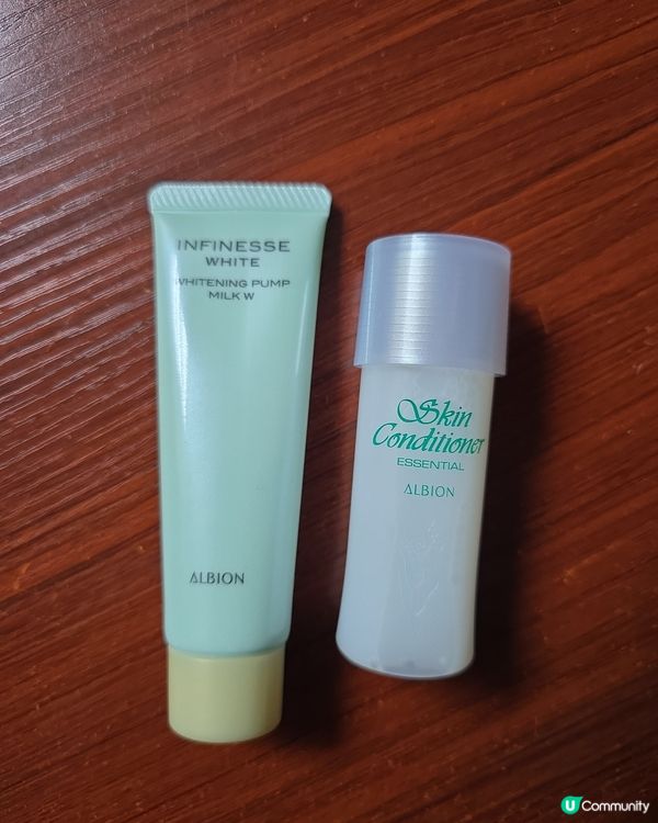 ✨【好物試用】Albion 先乳後水旅行裝｜水潤亮白好拍檔