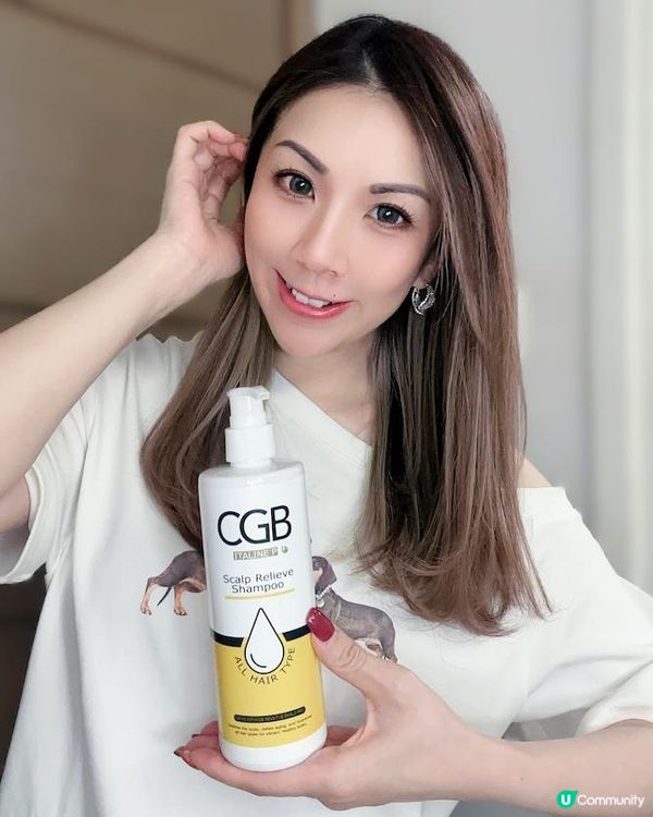 由「頭」抗衰老 ♥ 滿足6大功效！►CGB抗衰老控油活髮洗髮露