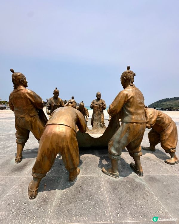 🇰🇷濟州島必遊景點推薦「咸德海水浴場」海女包飯+無敵海景打卡💯