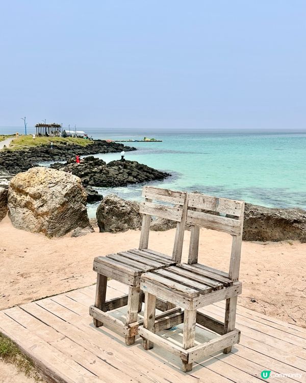 🇰🇷濟州島必遊景點推薦「咸德海水浴場」海女包飯+無敵海景打卡💯