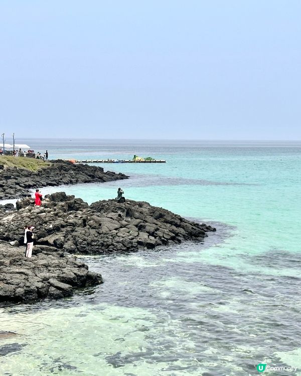 🇰🇷濟州島必遊景點推薦「咸德海水浴場」海女包飯+無敵海景打卡💯