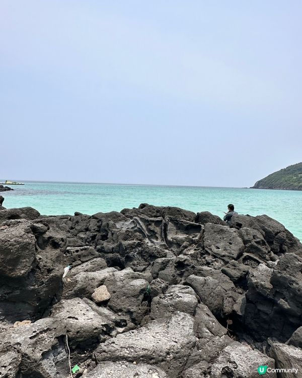 🇰🇷濟州島必遊景點推薦「咸德海水浴場」海女包飯+無敵海景打卡💯