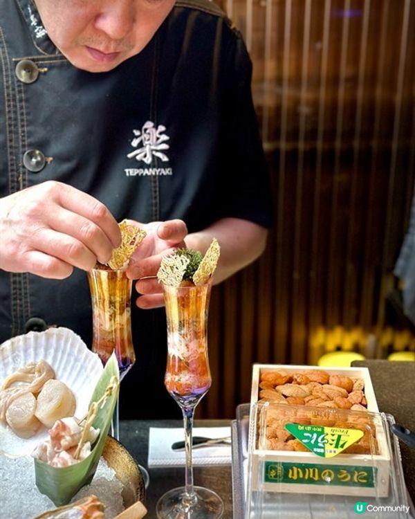 大癲！全港最多海膽的鐵板燒🍴師傅入圍香港版黑白大廚