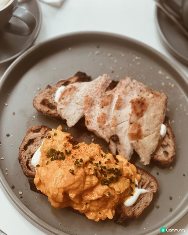 灣仔星街café 自由配搭open toast🌈