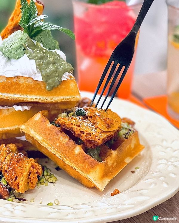 勁好食嘅開心果窩夫，令我哋超有驚喜🫶