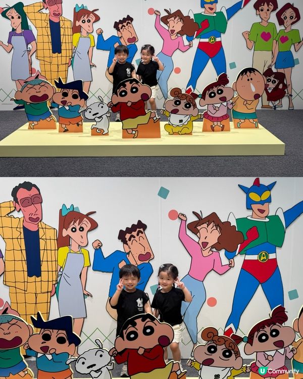 蠟筆小新展覽🤩  重溫童年回憶！