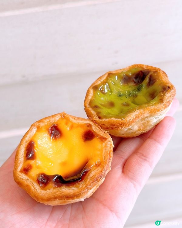 🎏係要去四季食返件蛋撻🤩斑蘭味都幾唔錯‼️