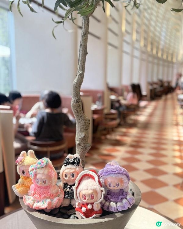 歐陸教堂建築風 + 紅白地磚 Cafe