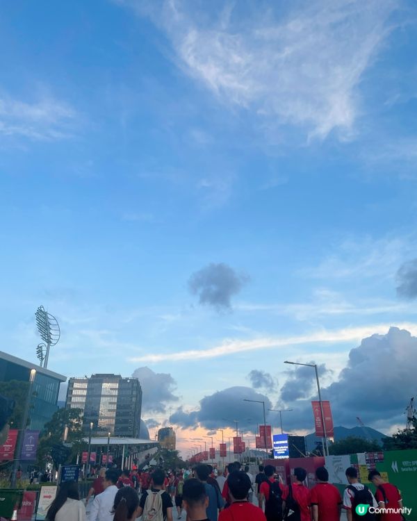 啟德體育園睇港隊🔥 絕殺印度！