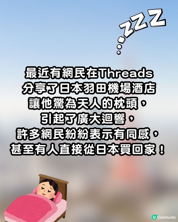 羽田機場爆紅手信！「極柔枕頭」神級質感讓旅客一試難忘：買了不會後悔！