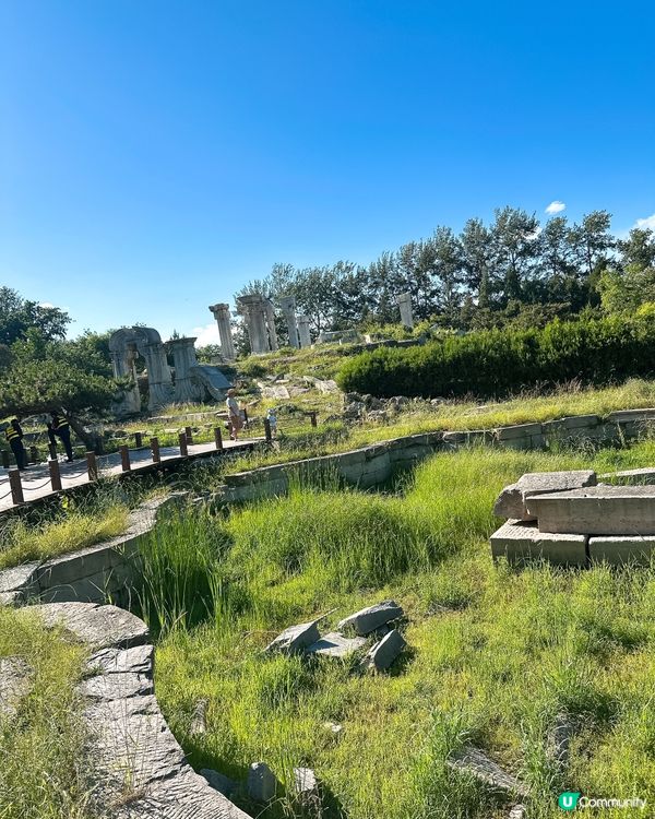 圓明園遺址，滄桑美景 🍃