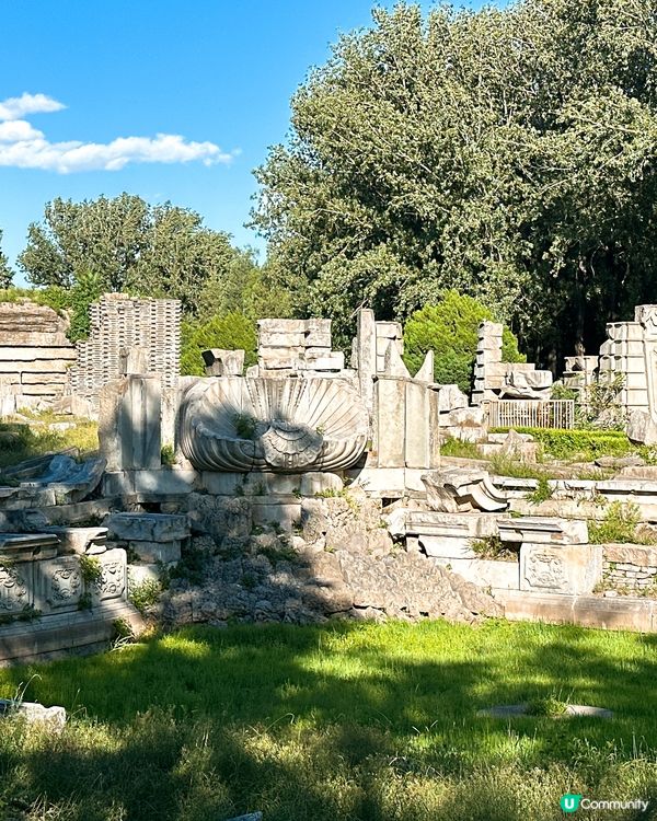 圓明園遺址，滄桑美景 🍃