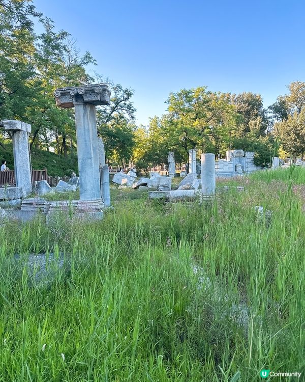 圓明園遺址，滄桑美景 🍃