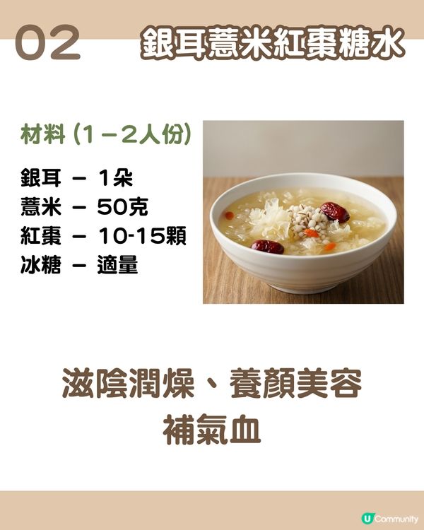 告別濕氣、水腫！6款薏米糖水食譜☀️ 紅豆/銀耳/桂圓