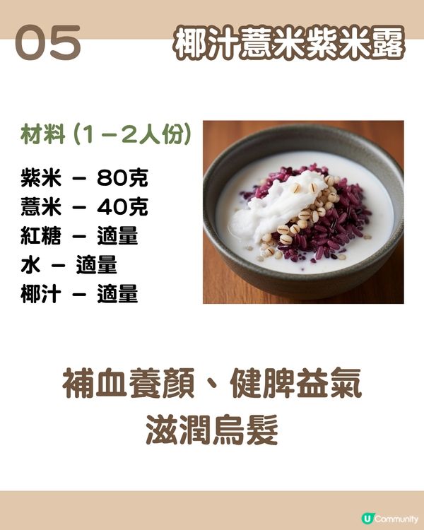 告別濕氣、水腫！6款薏米糖水食譜☀️ 紅豆/銀耳/桂圓