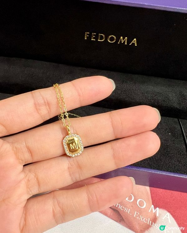FEDOMA專屬英文字母頸鏈