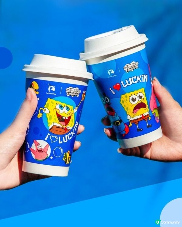 瑞幸咖啡小西灣限時概念店設海綿寶寶菠蘿屋打卡區