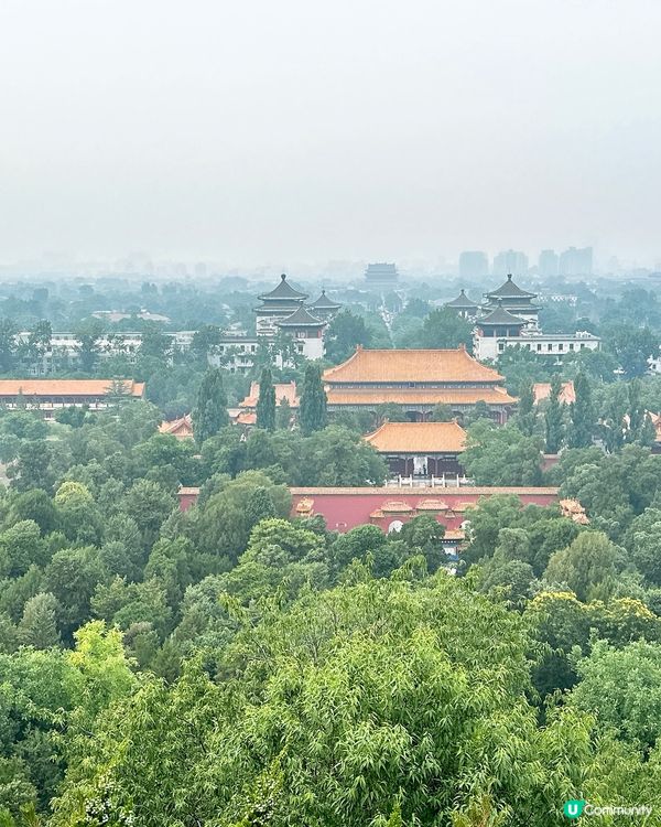 景山公園睇故宮全景🌇
