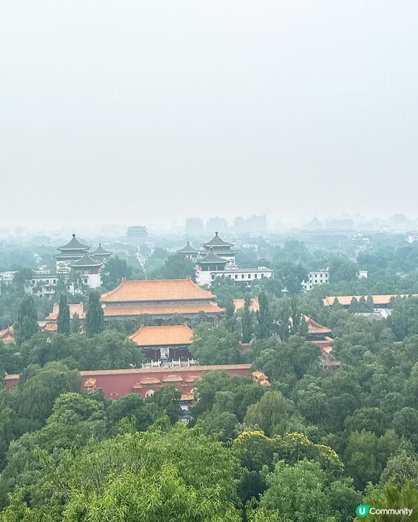 景山公園睇故宮全景🌇